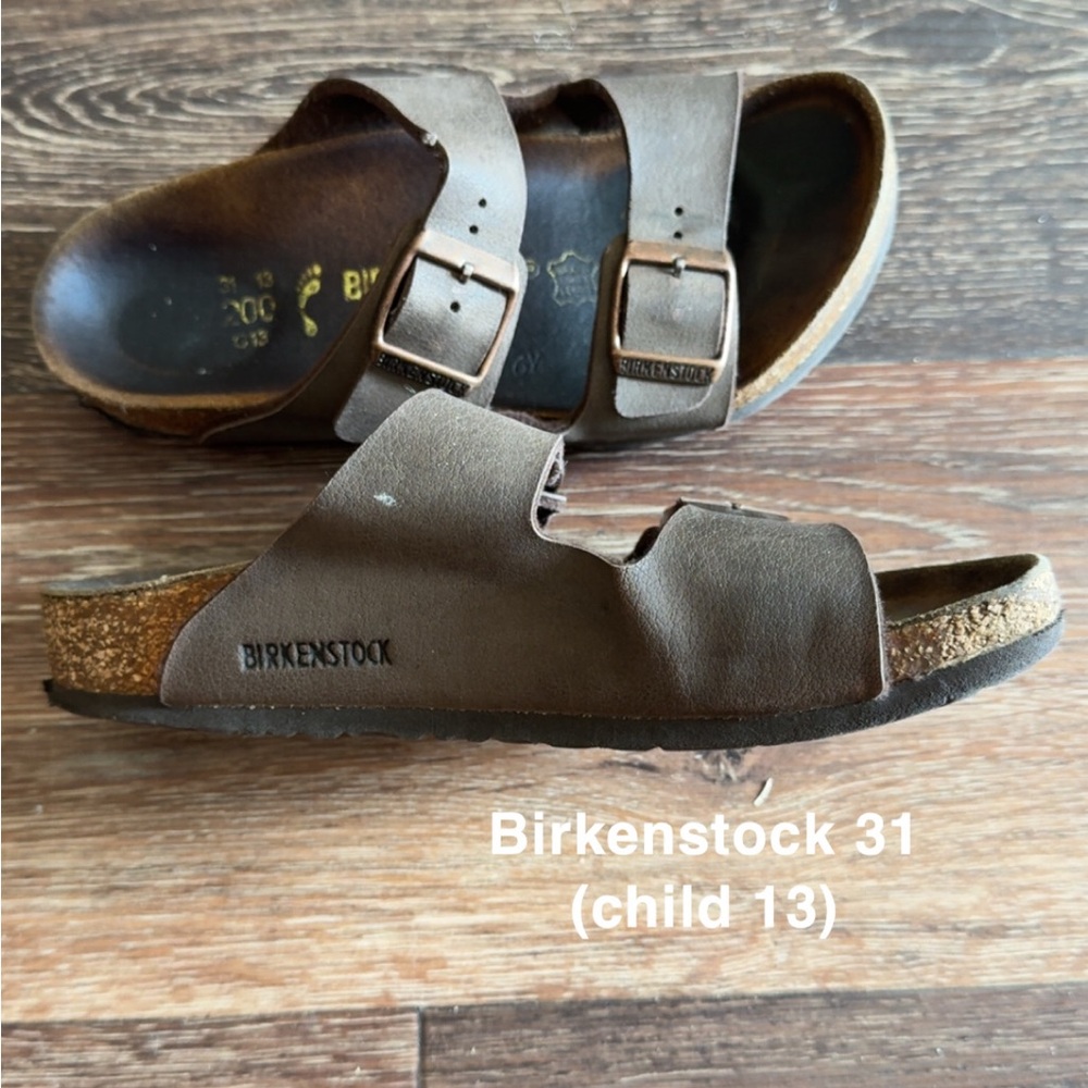 Birkenstock Kids Dark Brown Sandals